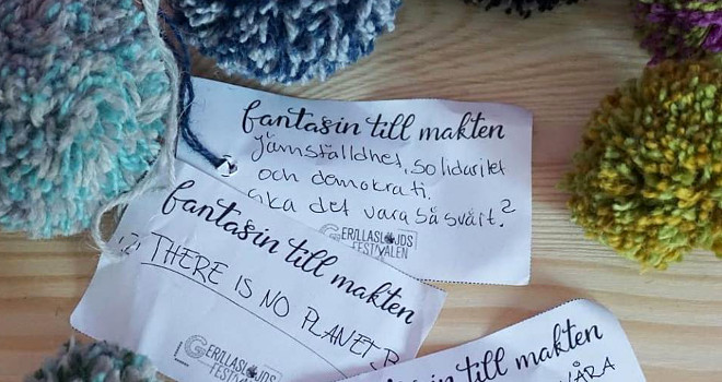 #fantasintillmakten och Gerillaslöjdsfestivalen på Soppslöjd